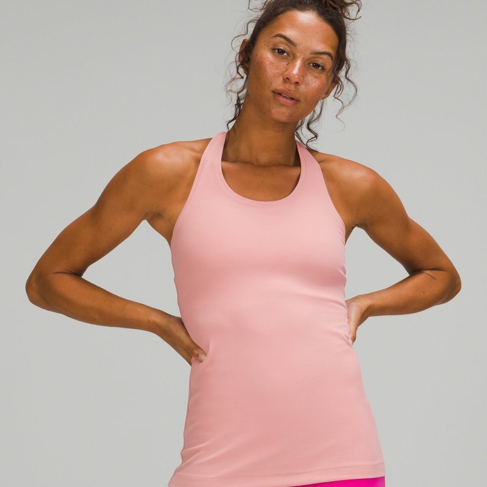 Lululemon Cool Racerback Light Blue Tank Top